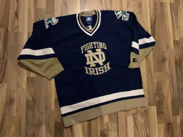 Starter Baseball Jersey Notre Dame Size XL 🏈🏈🏈 Retro Vintage Shirt