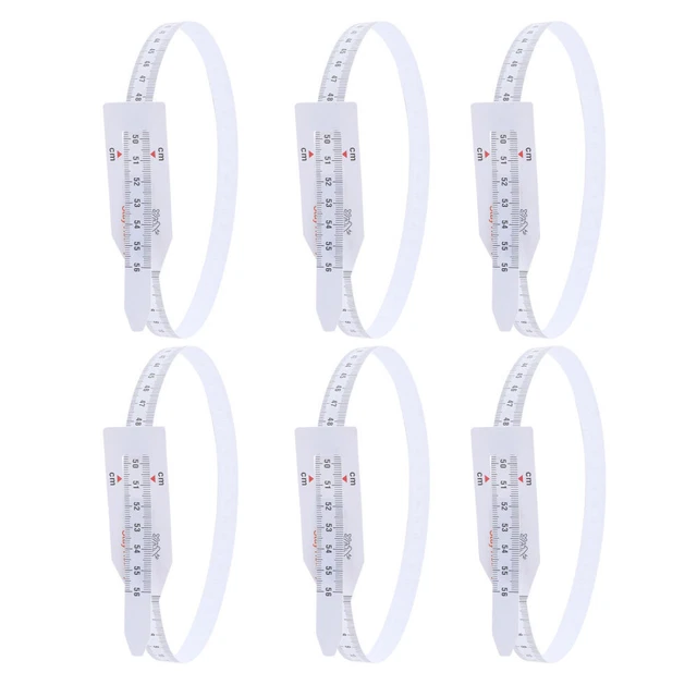 6 Pcs White Toddler Tape Measure for Body Baby Head Measuring Ruler