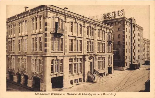 Cpa 54 Les Grandes Brasseries Et Malteries De Champigneulles