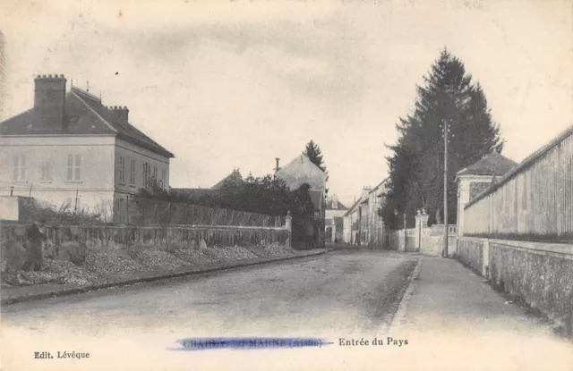 Cpa 02 Charly Sur Marne Entree Du Pays