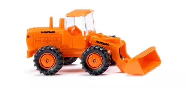 N Scale Model Vehicles - 097403 - Wheel loader (Hanomag) - orange