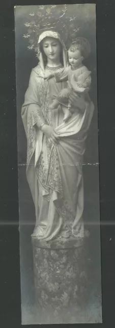 Foto antigua Virgen del Pilar andachtsbild santino holy card santini