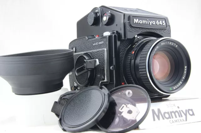 [ NEAR MINT ALL Works] Mamiya M645 1000S AE Prism Finder Sekor C 80mm f/2.8 Lens