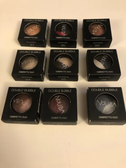 Nouba Double Bubble Eye Shadow Ombretto Duo New Old Stock Choose your Color