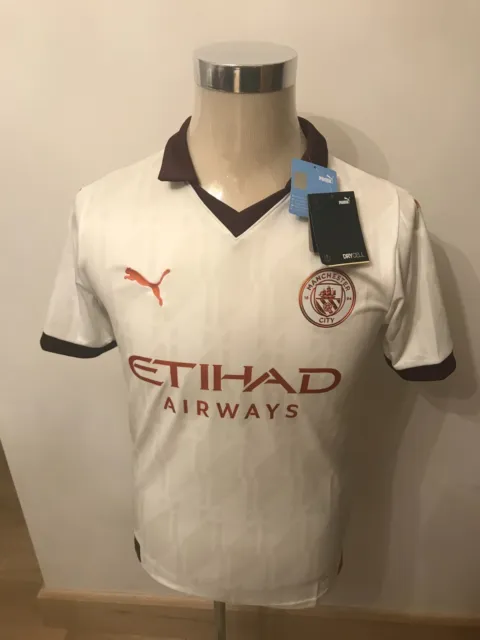 Genuine Manchester City 2023/24 Away shirt In S Small BNWT