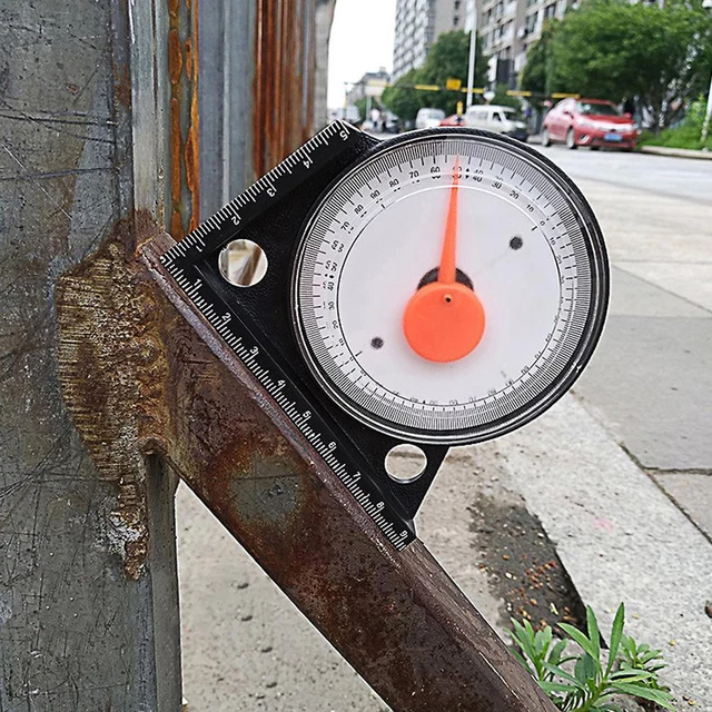 MEASURING TILT LEVEL Gauge Magnetic Slope Inclinometer Angle Finder ...