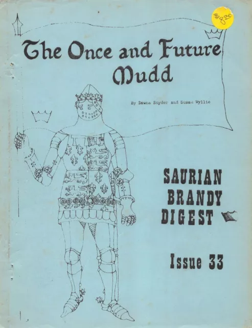 Star Trek TOS Fanzine "Saurian Brandy Digest #33 "  Gen 1984