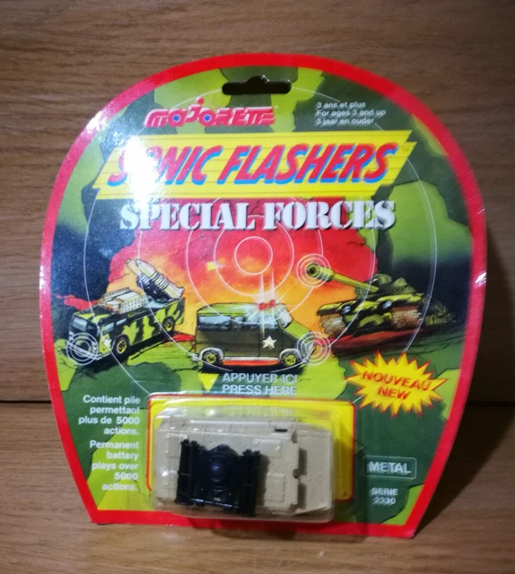 MAJORETTE SONIC FLASHERS Special Forces Military Personel carrier ...