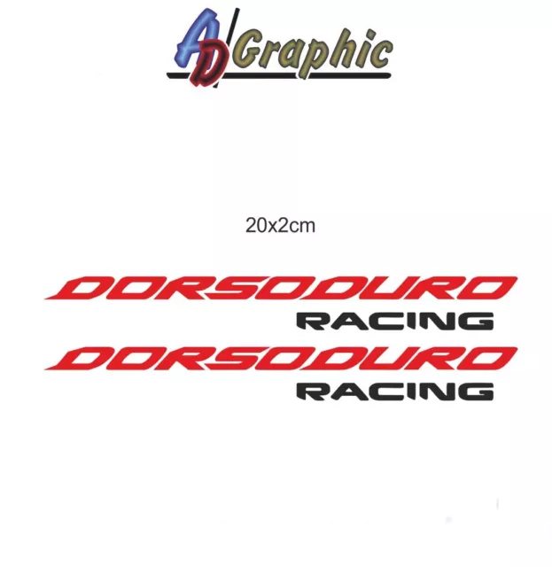 coppia adesivi adesivo Stickers sticker decoro aprilia dorsoduro racing