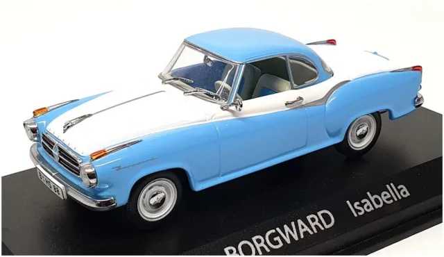 Norev 1/43 Scale Diecast 820015 - Borgward Isabella - Blue/White