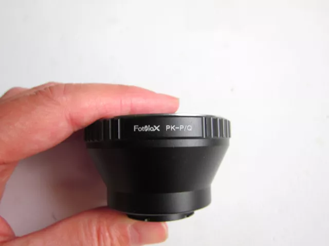 Fotodiox Lens Adapter Pentax K Mount (PK) SLR Lenses to Pentax Q