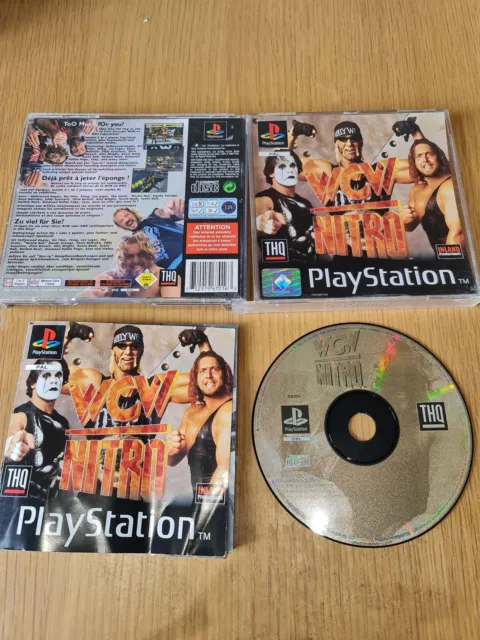 WCW Nitro - Sony Playstation PS1 - Complete - PAL