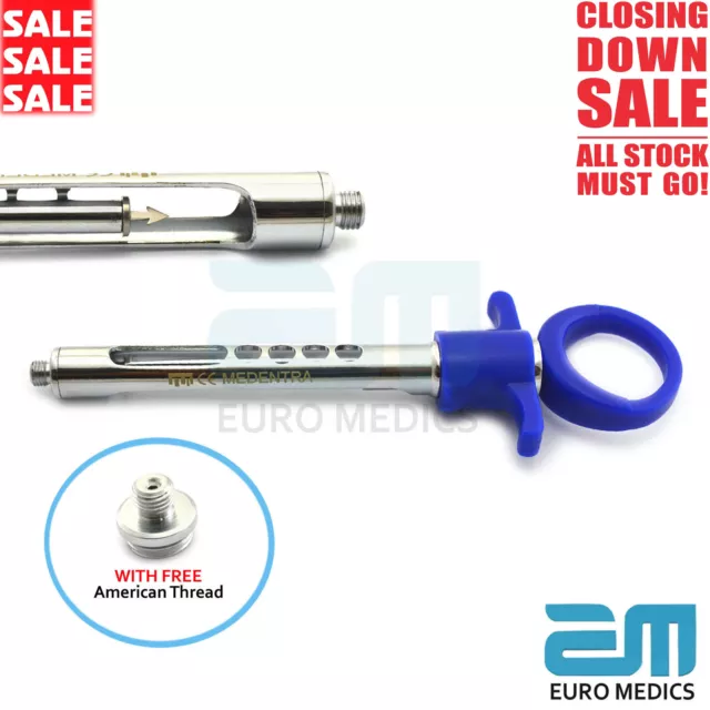 Dental Syringes Self Aspirating Cartridge Intraligamental Passive Anesthetics CE