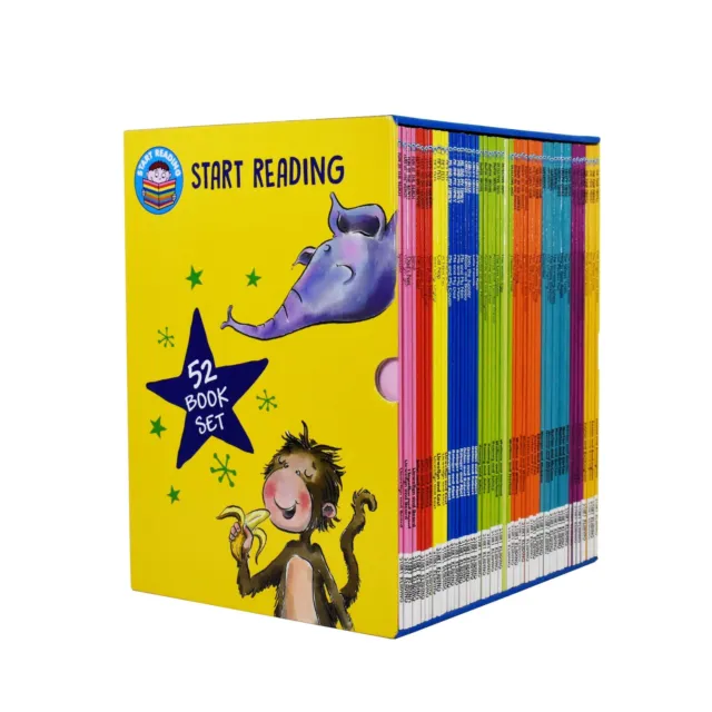 Start Reading 52 Books Collection Box Set Level 1 to 9 - Ages 5-7 - Paperback
