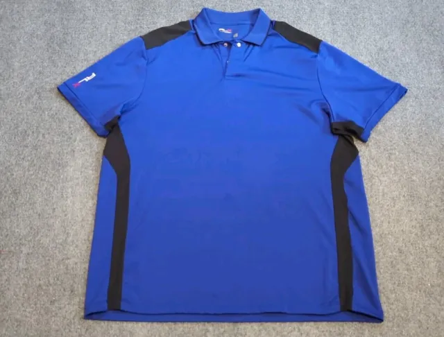 RLX Ralph Lauren Shirt Mens XL Blue Short Sleeve Golf Polo Men