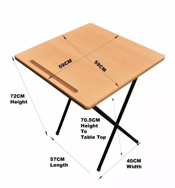 Exam Table Folding Exam Desk Class Room Computer Study Laptop Table pen grove