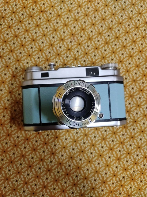 Objectif Foca Sport II 2.8/45 Vert - Télémétrique 35mm Vintage | Appareil Photo Ancien