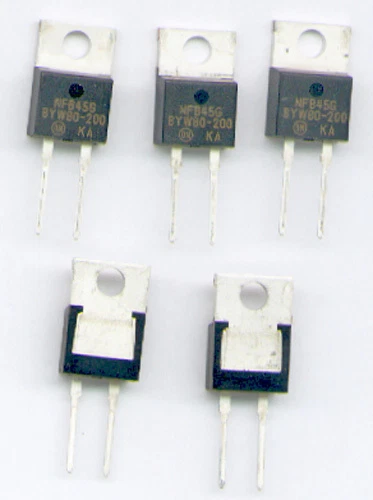 Transistors BYW80200 (BYW80-200) TO-220 - Lot De 5 Pièces - 7
