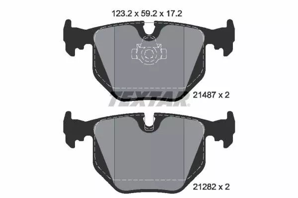 AKTION***TEXTAR  2148703  Bremsbeläge Hinten für BMW X3,3er E46, LAND ROVER,div