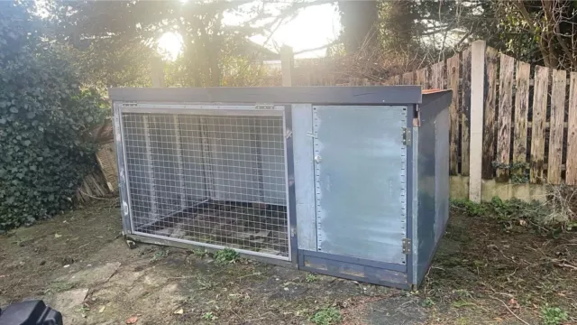 Dog Kennel used, all functions work.