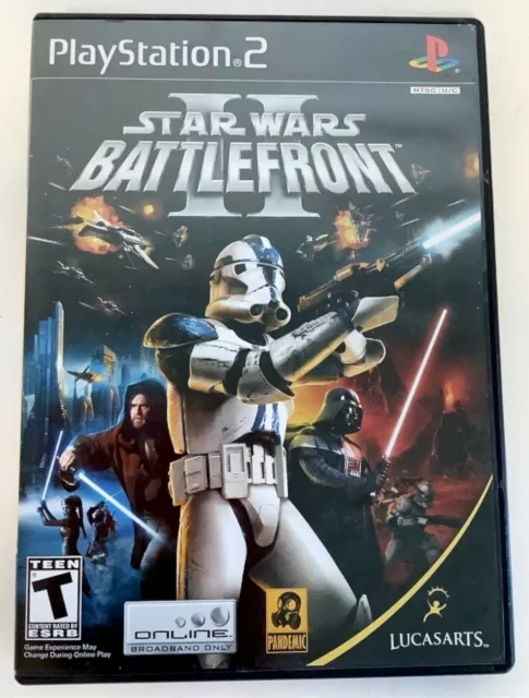 STAR WARS: BATTLEFRONT II Sony PlayStation 2 PS2 2005 Video Game ...