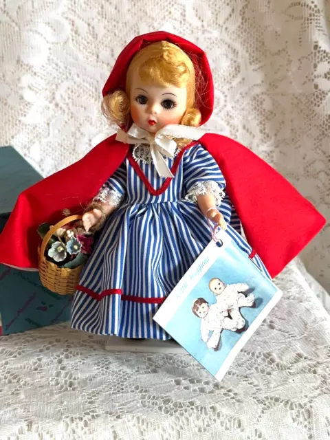 Vintage Madame Alexander Red Riding Hood Doll New In Box – #402 - Restrung