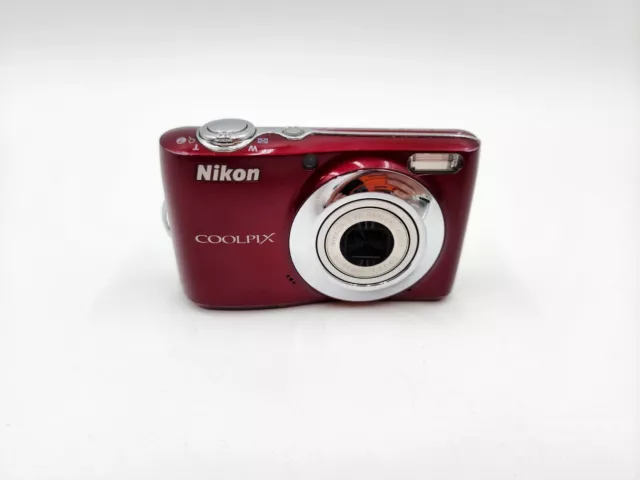 Cámara digital Nikon COOLPIX L22 12,0 MP - roja *probada*