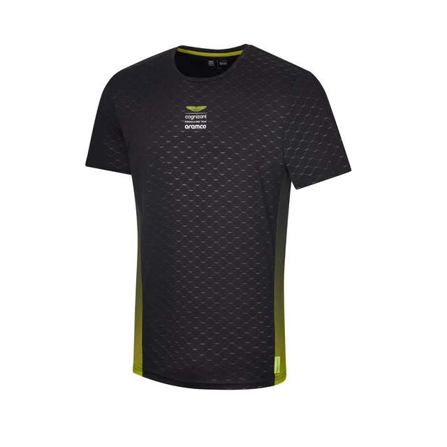 2023 Aston Martin F1 T-shirt tecnica lifestyle - nero - medio
