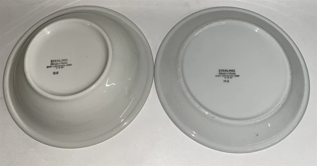 7 pieces Union Pacific Railroad Winged Streamliner Art Deco dining china 3