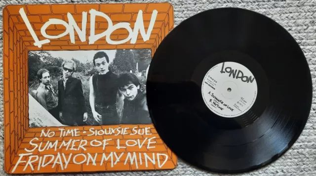 London "No Time" 12" Single Ex Jon Moss Culture Club The Damned Sex Pistols