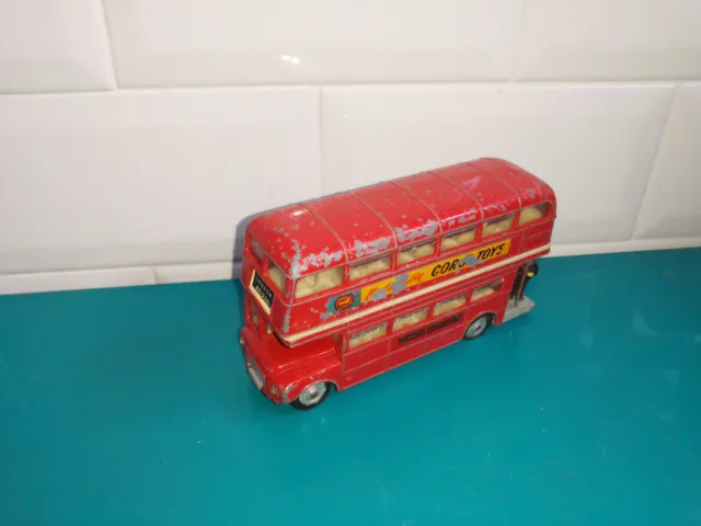 véhicule miniature corgi toys london transport routemaster bus dobble decker