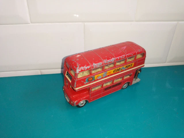 véhicule miniature corgi toys london transport routemaster bus dobble decker