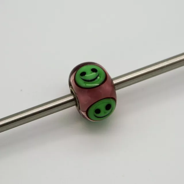 Original Trollbeads Glasbead Smiley