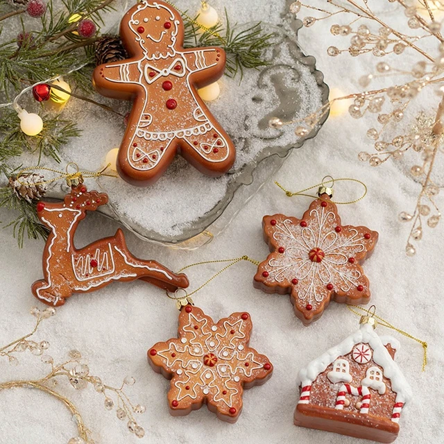 Pendentif homme biscuit festif pour arbre de Noël nouveau design qualité fiabl