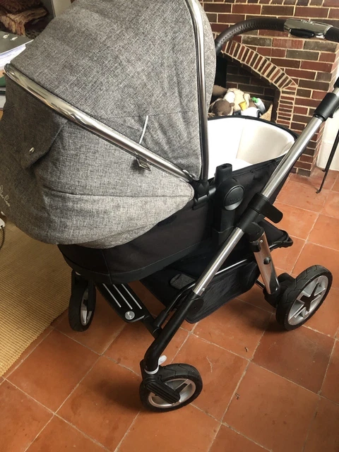Silver Cross  Pram and Pushchair Single Seat Stroller, Black