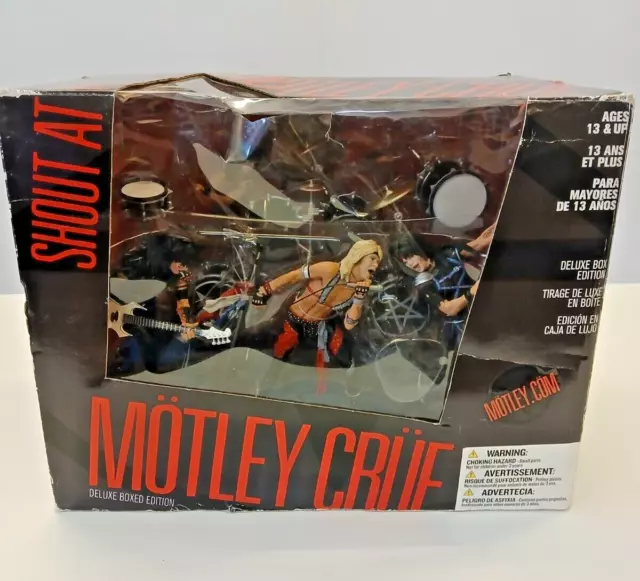 MCFARLENE Motley Crue Shout At The Devil Box Set *NEW* *SEALED*