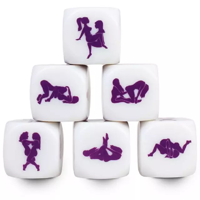 LESBIAN SEX DICE Couples Gift Saucy Adult Game FUN Valentine's Day Women