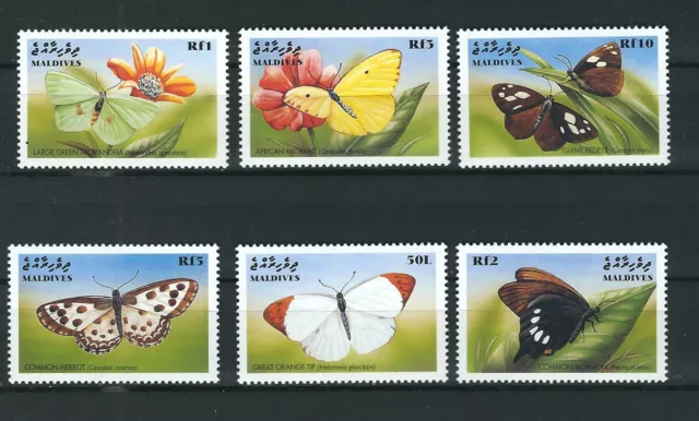 Maldives SC # 2363-2368 Butterflies  . MNH