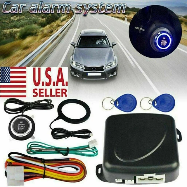 CAR IGNITION SWITCH 12V RFID Engine Start Push Button Keyless Entry