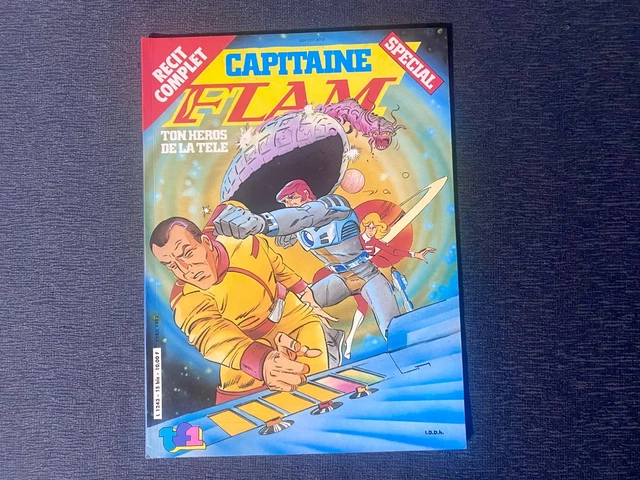 Tente Capitaine Flam TF1 - Rare - Vintage 1981 - Mundia - Dessin Animé