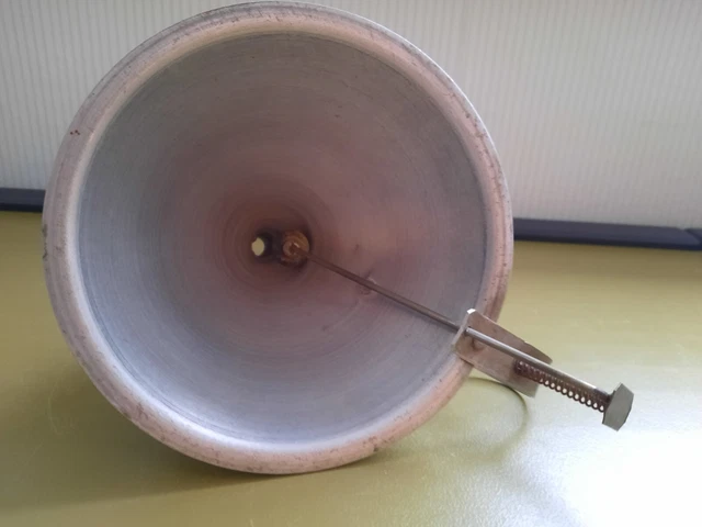Alter Trichter Metall Aluminium 14,5 cm Ø mit "Antiblubb-Vorrichtung"@Apotheke 3