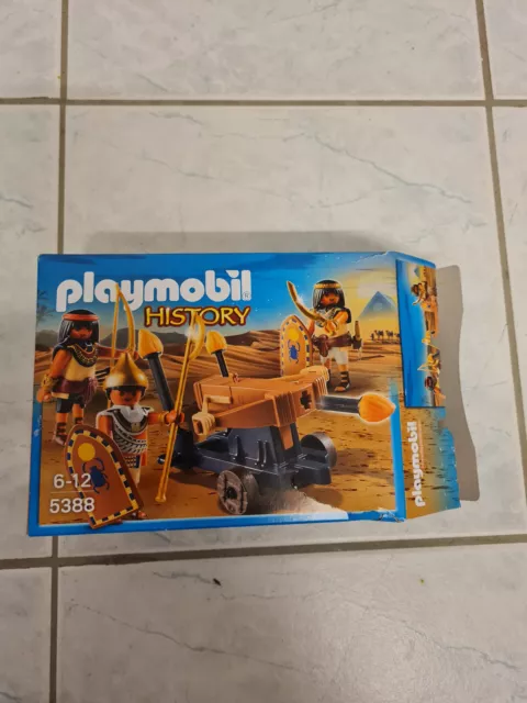 5388 Playmobil History Ägypter mit Feuerballiste Römer Pharao Pyramiden