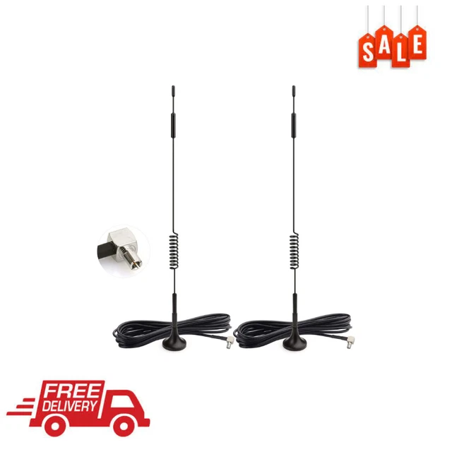 Bingfu 4G LTE Antenna TS9 Aerial 7dBi Magnetic Base External Network Antenna_ AU