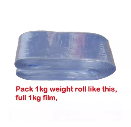 Rotolo Trasparente Plastica Avvolgere Tubo Imballaggio PVC Termoretraibile Film