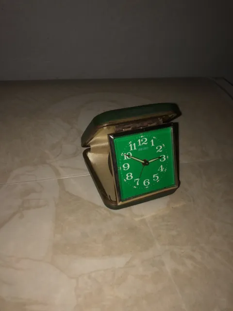 Seiko Vintage Pocket Alarm Clock.