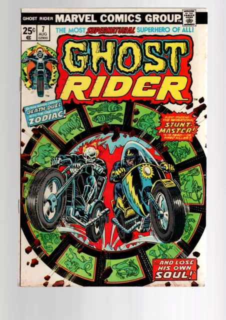 Ghost Rider  7 - Johnny Blaze  -  1973    Series  - Bronze Age  Marvel  Comics