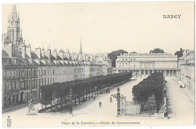 NANCY 54 Place de la Carrière Palais du Gouvernement CPA non circulée non daté