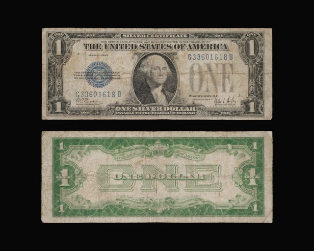1928-B $1 Funnyback Silver Certificate Fr. 1602
