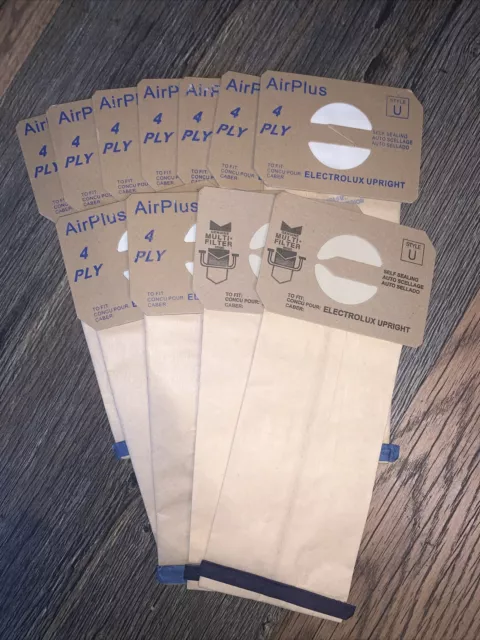 Electrolux Upright Vacuum Bags Style U Lot of 11