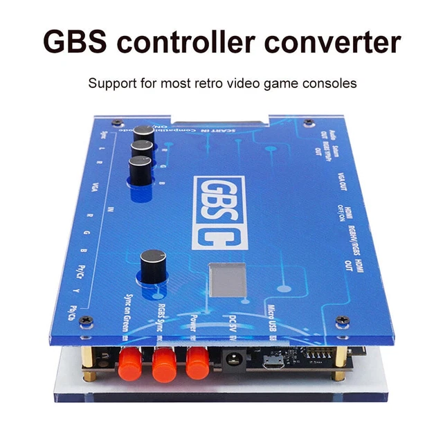 GBS Control GBSC Video Converter RGBS VGA Scart Ypbpr Signal to VGA HDMI-compati